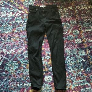 Reformation black skinny jeans